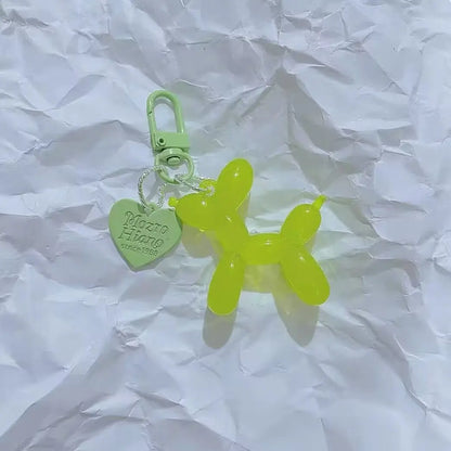 Cute,  Acrylic Cartoon Balloon,  Dog Keychains For Women