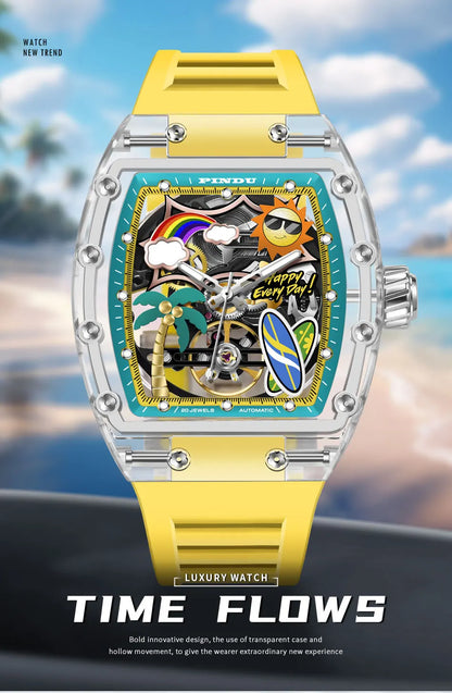 New PINDU Watch… Summer Beach Glowing, Waterproof Fashion