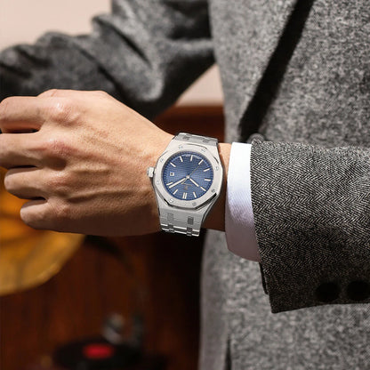 NEW!!! Fine Steel, Original Quartz, Luminous Date, Waterproof, Fashionable Classic Wristwatch, By POEDAGAR