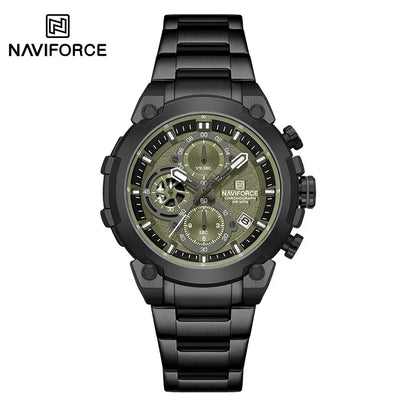 Fashion, Sports, Chronograph, Waterproof, Calendar Display, Military Quartz Male Watch, By NAVIFORCE