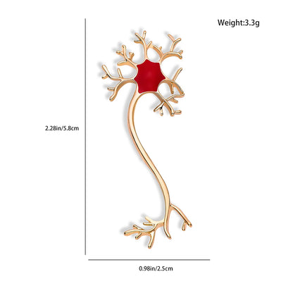 New, Classic, Neuron Enamel Pin...Neurology Gifts for Neurologist Doctor, Nurse