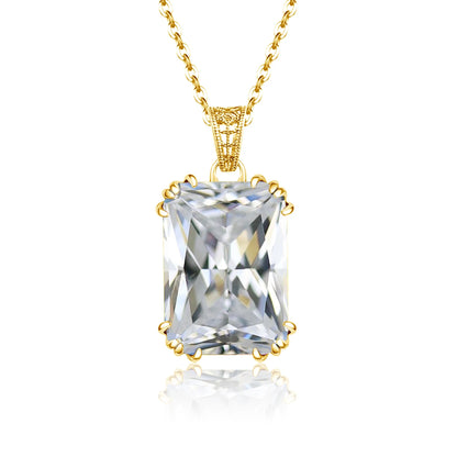 925 Silver, Blue Sapphire Necklace Pendant For Women...Certificate Included