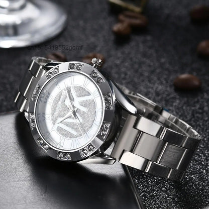 Fashion, Luxury, Men's, Imitation Diamond Bracelet, Water Resistant, Roman Digital Watch…Buy It For Yourself Or For A Friend