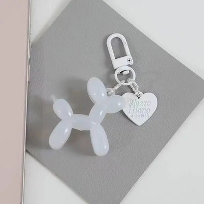 Cute,  Acrylic Cartoon Balloon,  Dog Keychains For Women