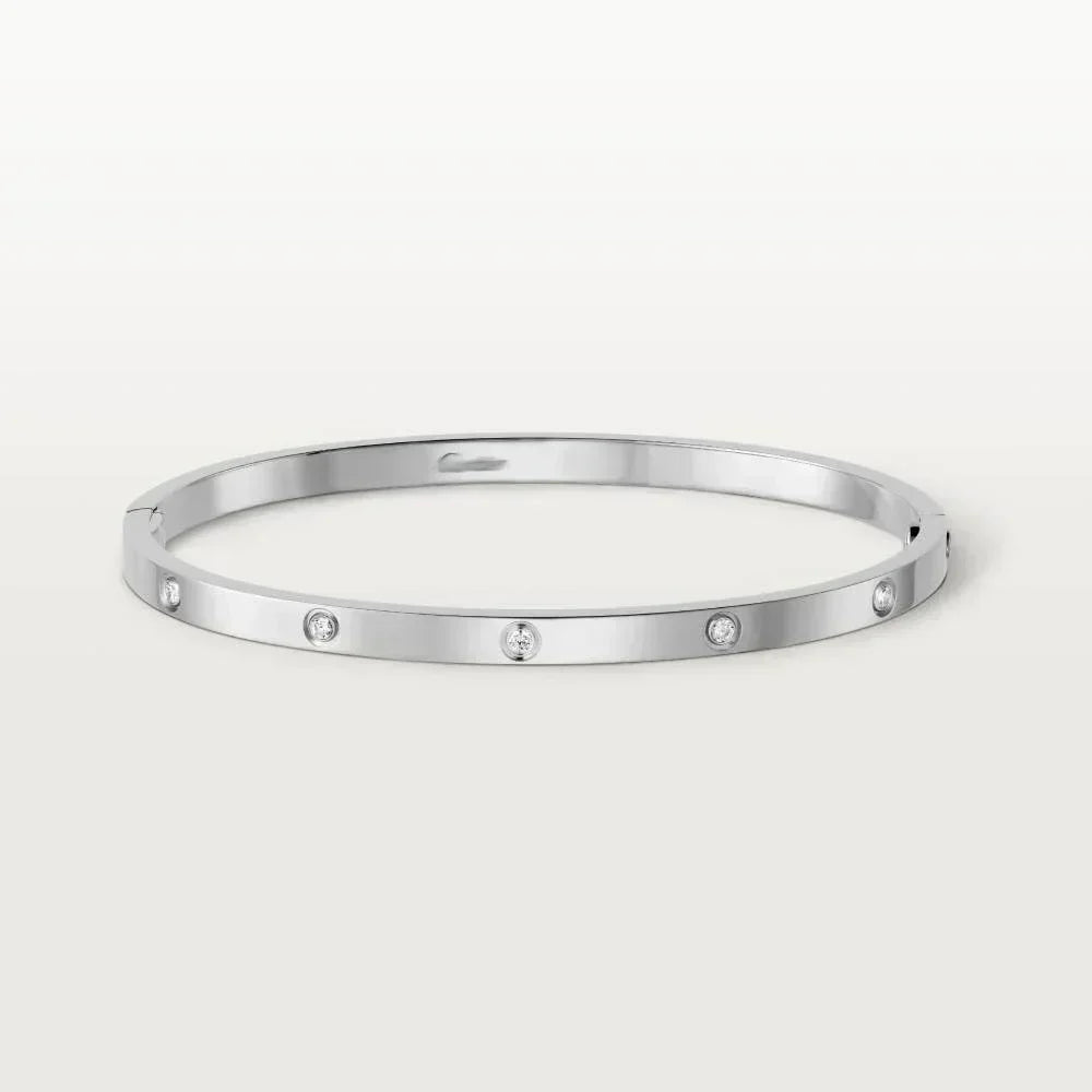 925 sterling silver, classic Love series, light luxury women's elegant Bangles