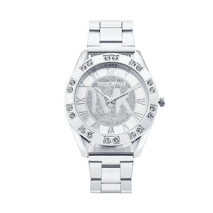 Fashion, Luxury, Men's, Imitation Diamond Bracelet, Water Resistant, Roman Digital Watch…Buy It For Yourself Or For A Friend