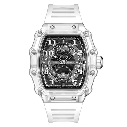 Unique, Blue, Fashion, Men's Waterproof, Outdoor, Sports, Military Watch For Men,