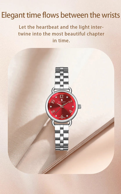 SAPPHERO’S, Women's Fashion, Versatile, Stainless Steel, Fashion versatile, Light luxury, Ultra-Thin Watch