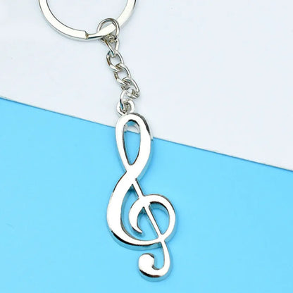 Creative, Personalized, Metal, G Clef Shaped Keychain…Jewelry Accessories For Music Lovers