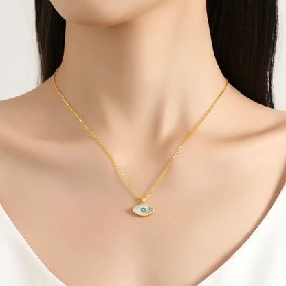 Niche Design, 18K Genuine Gold, Natural White Shell Necklace for Women... Anniversary Valentine's Day Gift Trendy Jewelry