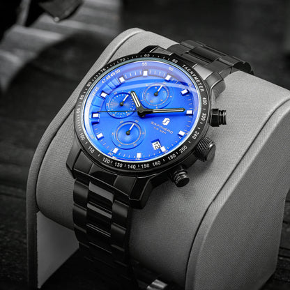 SAPPHERO, Luxury Brands, Gold Plated Stainless Steel, Men’s, Elegant, Waterproof, Quartz Watch…Perfect For That First Date