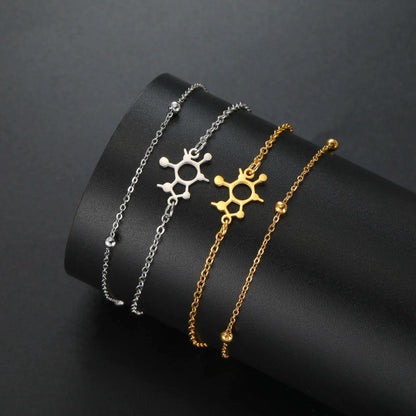 Chemical Molecule Charm Bracelet , by Skyrim