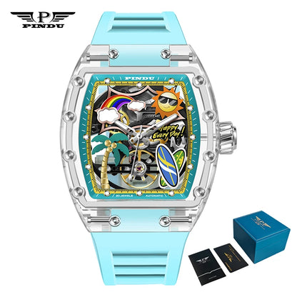 New PINDU Watch… Summer Beach Glowing, Waterproof Fashion
