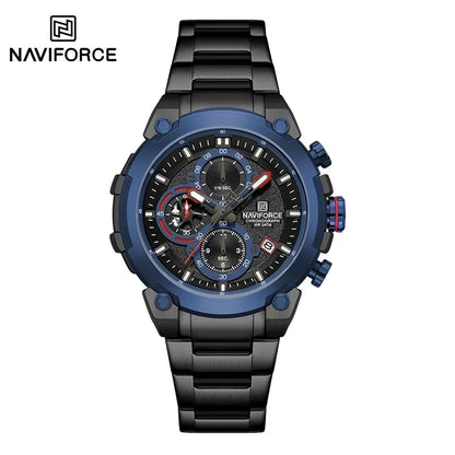 Fashion, Sports, Chronograph, Waterproof, Calendar Display, Military Quartz Male Watch, By NAVIFORCE