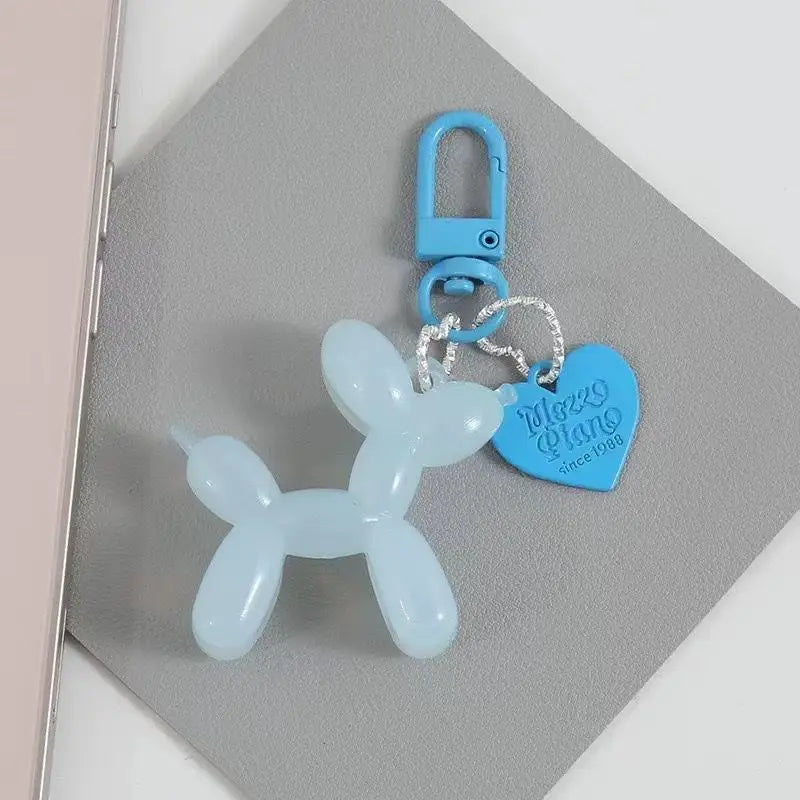 Cute,  Acrylic Cartoon Balloon,  Dog Keychains For Women