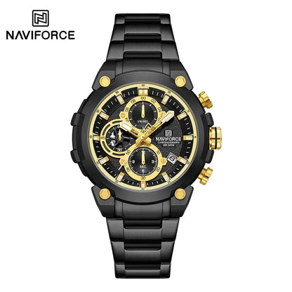 Fashion, Sports, Chronograph, Waterproof, Calendar Display, Military Quartz Male Watch, By NAVIFORCE