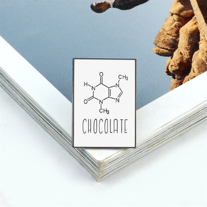 Molecular Chemical Formula Enamel Pin, By Reliatonny, Great Gift For Chemistry Students
