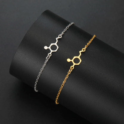 Chemical Molecule Charm Bracelet , by Skyrim