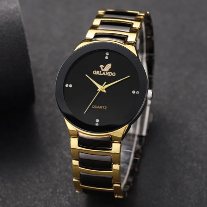 Beautiful, Stainless Steel Band Man & Woman's Analog Quartz Watches... Available In Singles Too!