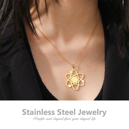 Bigbang Theory Atom Galaxy Planet Pendant Necklace