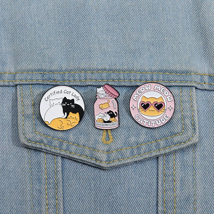 Certified Cat Lady Enamel Pins, Gifts For Cat Lovers