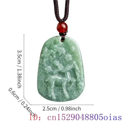 Green Burmese, Jade Amulet   Necklace… Fine Jewelry Carved Gemstone, By MC