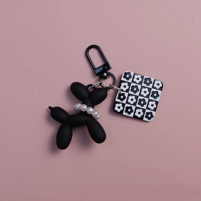 Cute,  Acrylic Cartoon Balloon,  Dog Keychains For Women