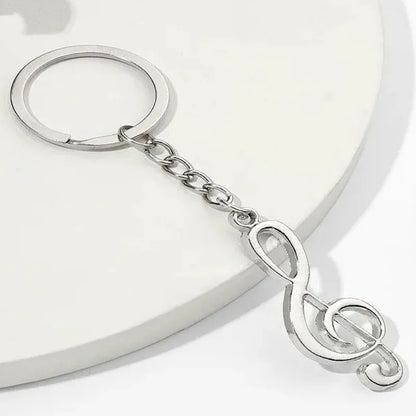 Creative, Personalized, Metal, G Clef Shaped Keychain…Jewelry Accessories For Music Lovers