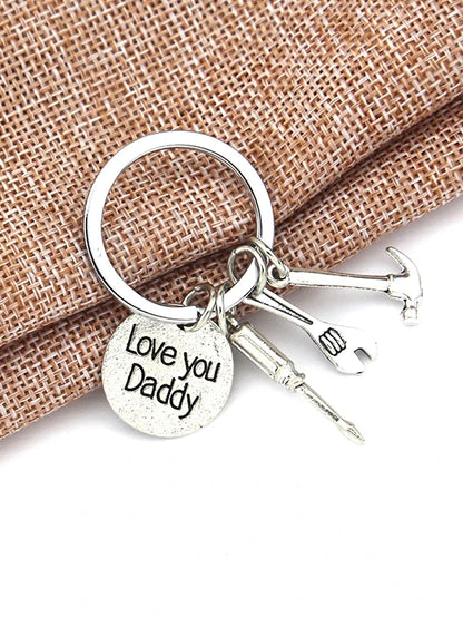 If Dad Cant Fix It, No One Can...Fathers Day Pendant Key Chain Gift