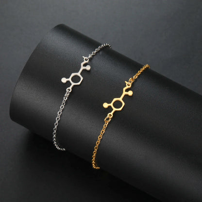 Chemical Molecule Charm Bracelet , by Skyrim