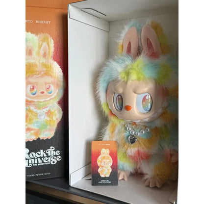 Authentic, Pop Mart Labubu THE MONSTERS High-energy Vinyl Plush Toy The Perfect Big Kid Gift