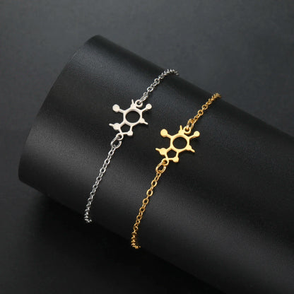 Chemical Molecule Charm Bracelet , by Skyrim