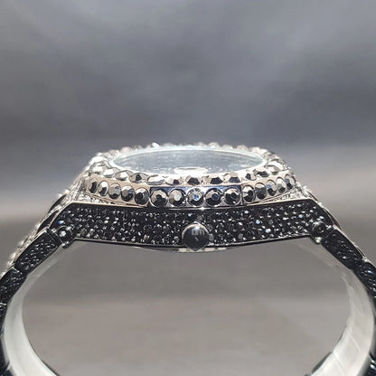 Octagonal Case Luxury Cubic Zirconia Men's Watch, By UNIGUET