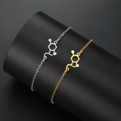 Chemical Molecule Charm Bracelet , by Skyrim