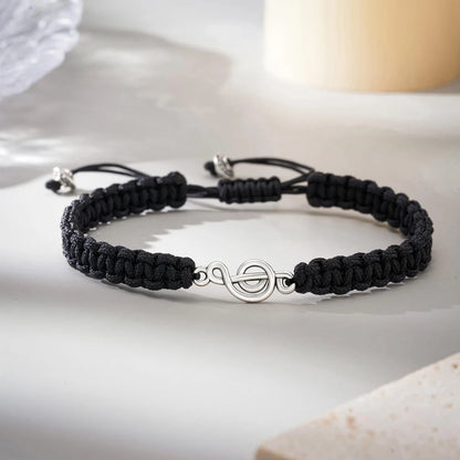 Beautiful, Black, Music Sentiment Bracelet…Great Gift For Teacher Appreciation & All Other Music Lovers