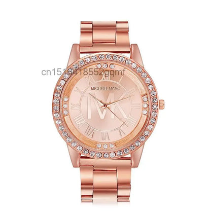 Fashion, Luxury, Men's, Imitation Diamond Bracelet, Water Resistant, Roman Digital Watch…Buy It For Yourself Or For A Friend