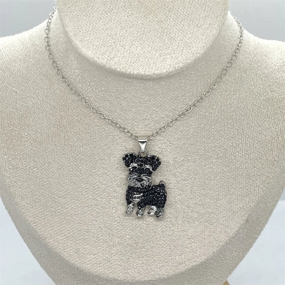 Exquisite, Cute, Schnauzer Dog Pendant Necklace for Women...Is Your Favorite Breed Here?