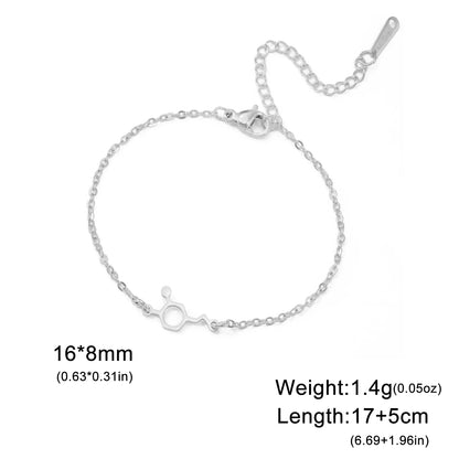 Chemical Molecule Charm Bracelet , by Skyrim