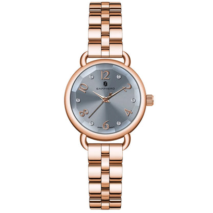 SAPPHERO’S, Women's Fashion, Versatile, Stainless Steel, Fashion versatile, Light luxury, Ultra-Thin Watch