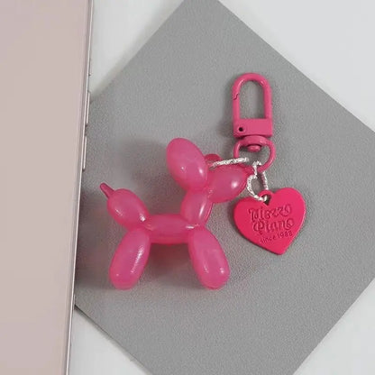 Cute,  Acrylic Cartoon Balloon,  Dog Keychains For Women