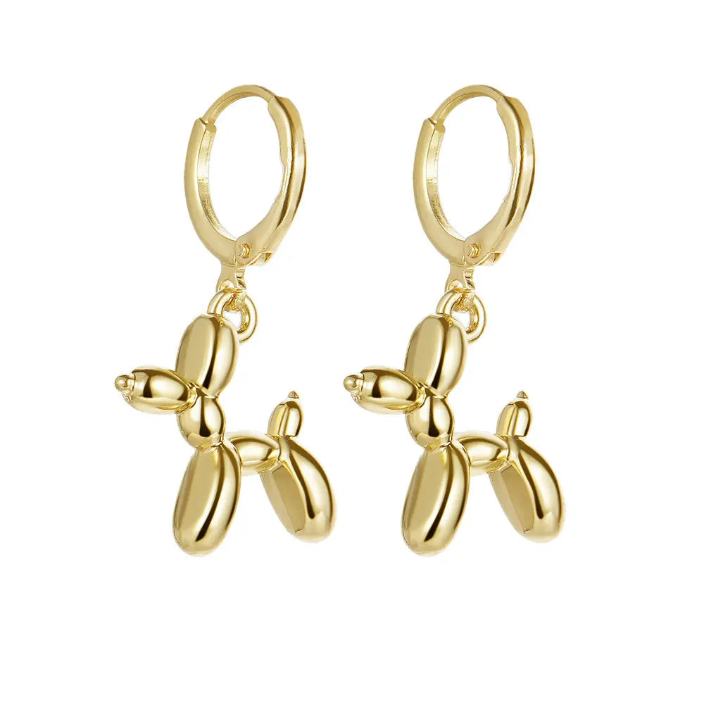 S9.25 Sterling Silver Mini Balloon Dog Earrings, Treat yourself, treat a friend.