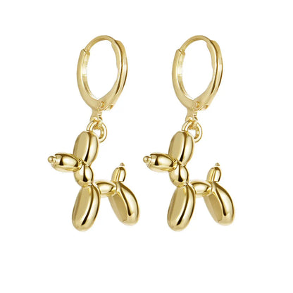 S9.25 Sterling Silver Mini Balloon Dog Earrings, Treat yourself, treat a friend.