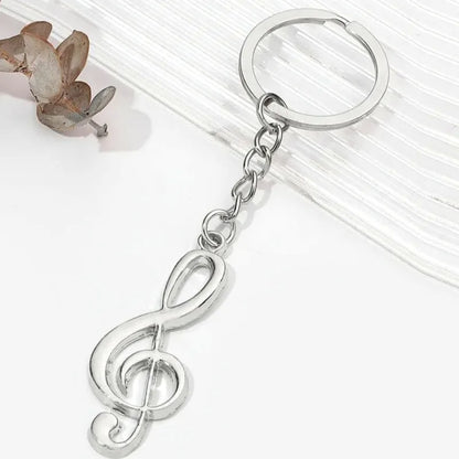 Creative, Personalized, Metal, G Clef Shaped Keychain…Jewelry Accessories For Music Lovers
