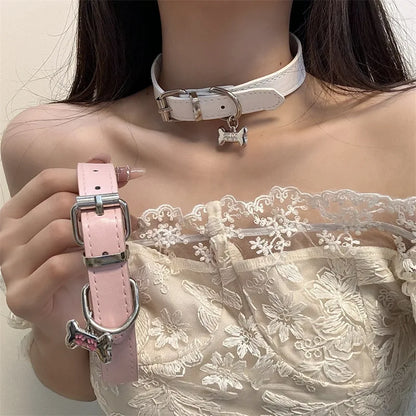 Trendy, Dog Claw Bone Choker for Women, Nice Gift For Punk Rockers