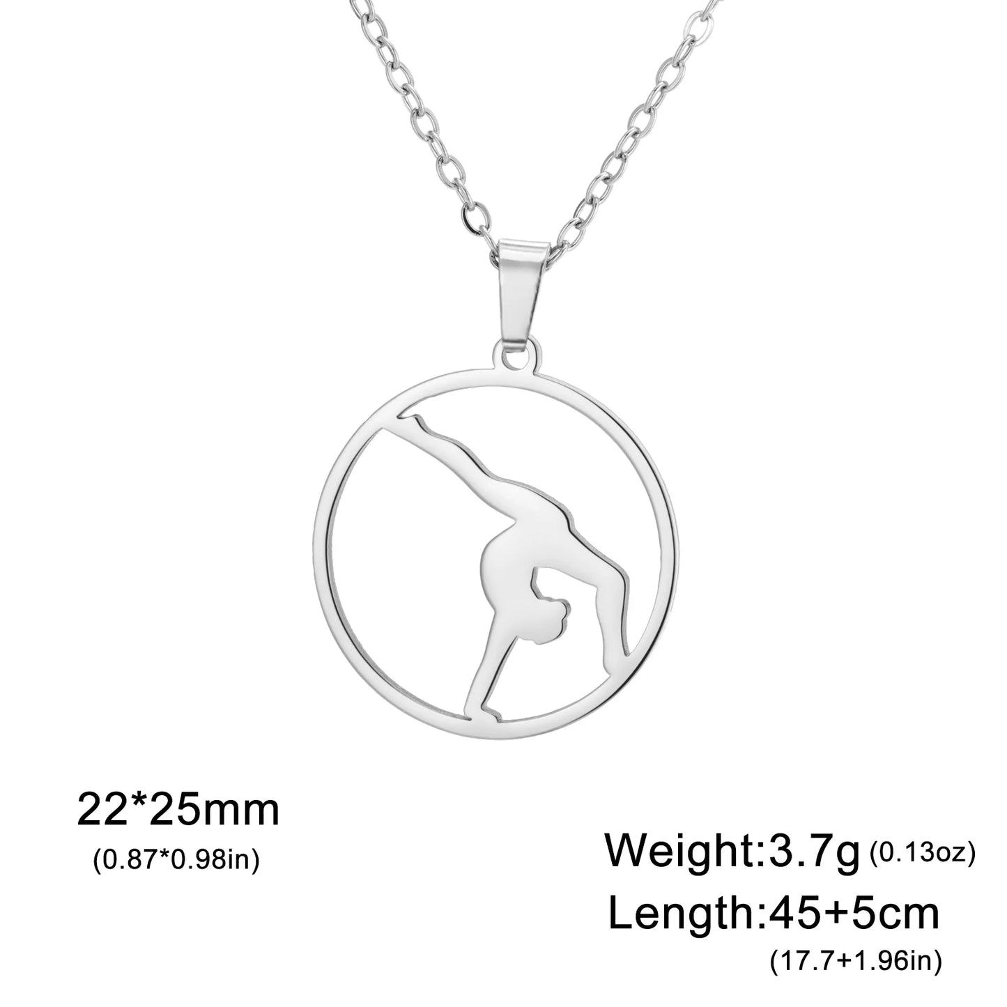 COOLTIME, Stainless Steel, Military Boxing Pendant Necklace for Women & Men